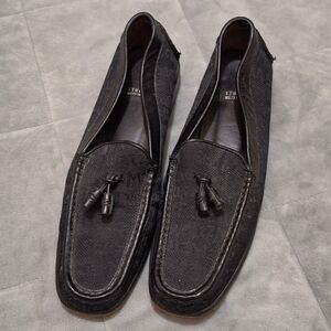 Stuart Weitzman Black Loafers Extra Narrow